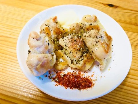 カリッカリ☆鶏肩肉(ふりそで)の塩焼き